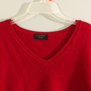 Red Cashmere sweater!